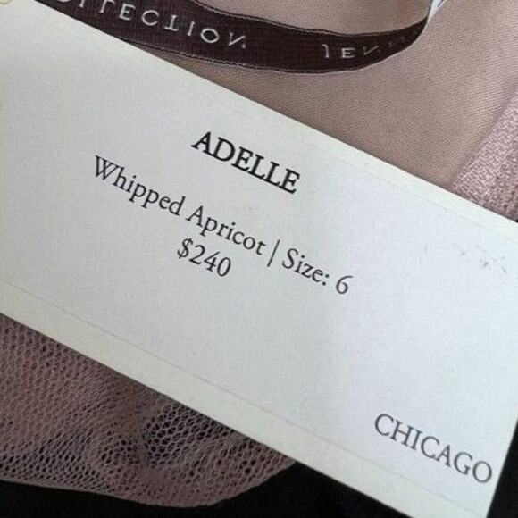 NWT Jenny Yoo Adelle Tulle Formal Dress in Whipped Apricot Size 6 - Picture 7 of 11